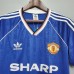 Manchester United 88/90 Away Blue Soccer Jersey